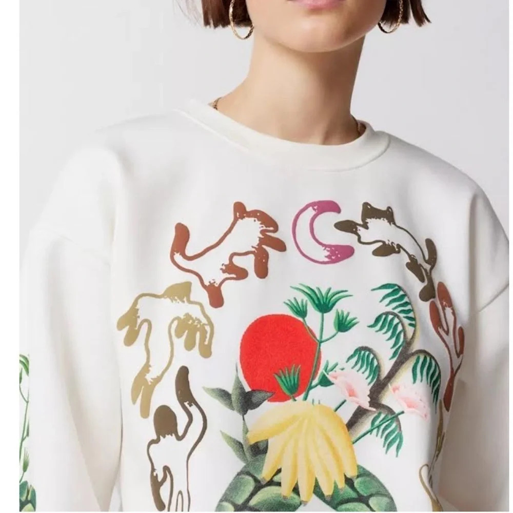 🍄HOST PICK🍄Market x UO Exclusive Life Cycle Crew Neck Sweatshirt, S, L, NWT - Picture 3 of 12